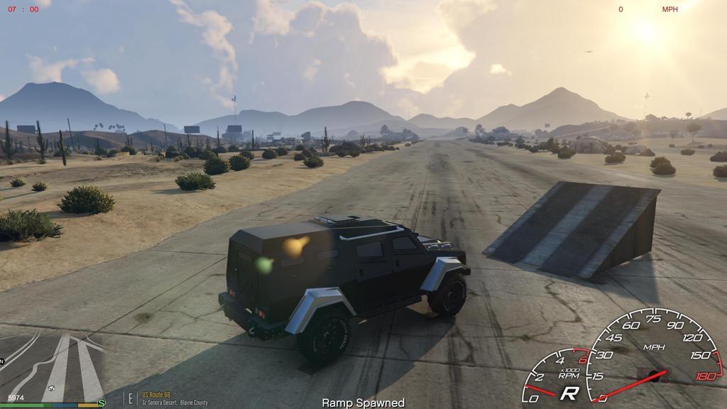 how to spawn ramp car in gta 5